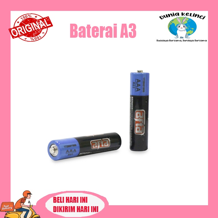 Batre Batere Battery Baterai A3 AAA Remote Control AC TV Keyboard AAA