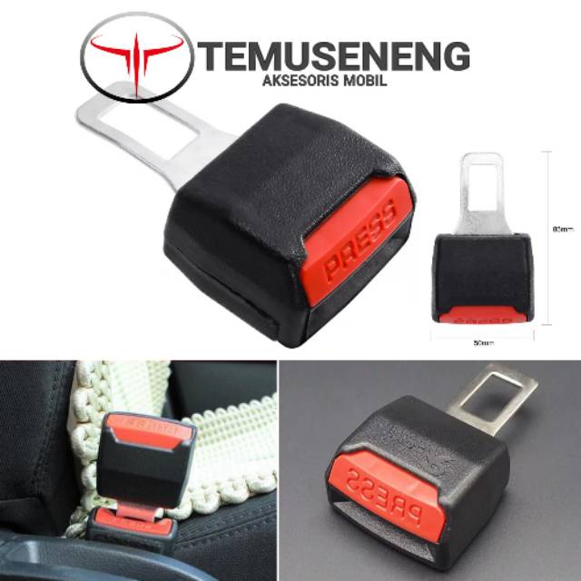 Jual SEAT BELT CAR BUZZER STOPPER MOBIL KLIP CLIP PENGHALANG BUNYI