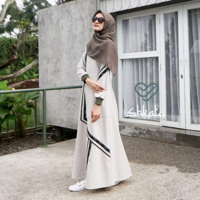 SHAKA DRESS BY SHKATA/gamis dewasa/pakaian wanita/baju muslim/dress only/khimar/syari/hijab/busui