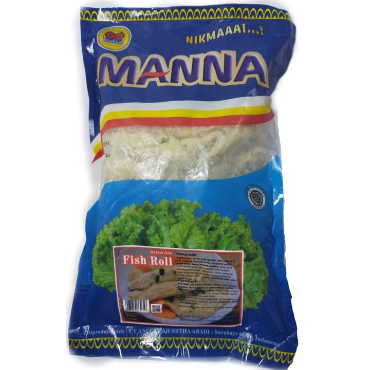 [FROZEN FOOD GOMANNA] FISH ROLL IKAN ISI 20 (500GR) SOSIS IKAN GULUNG NUGGET BPOM HALAL