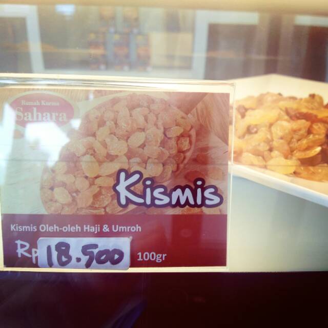 

Kismis Oleh-Oleh Haji dan Umroh per 100g