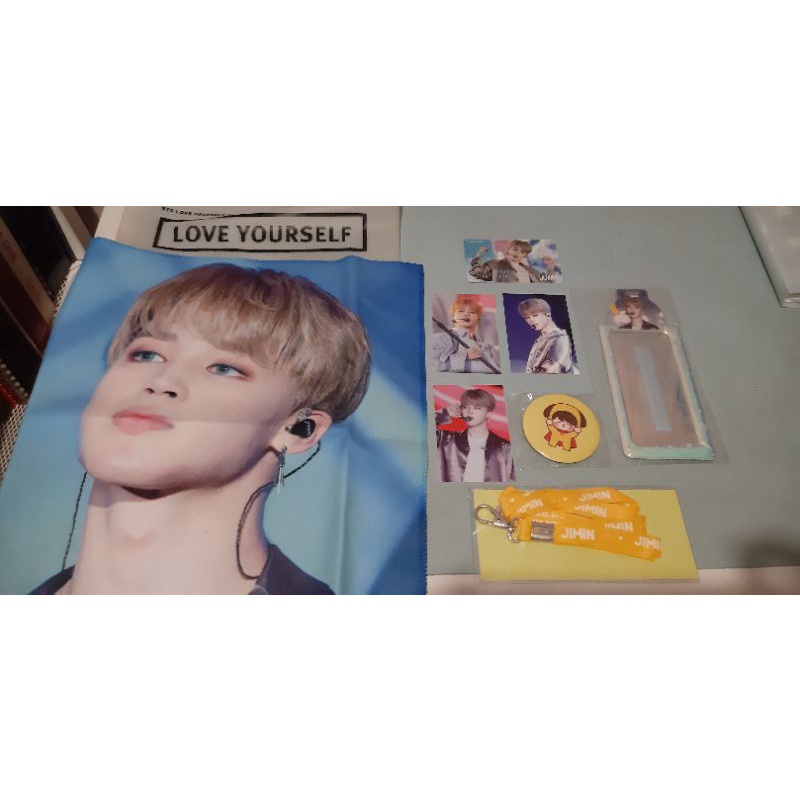 LY BTS JIMIN CHEERING KIT OFFICIAL FROM FANSITE KOREA