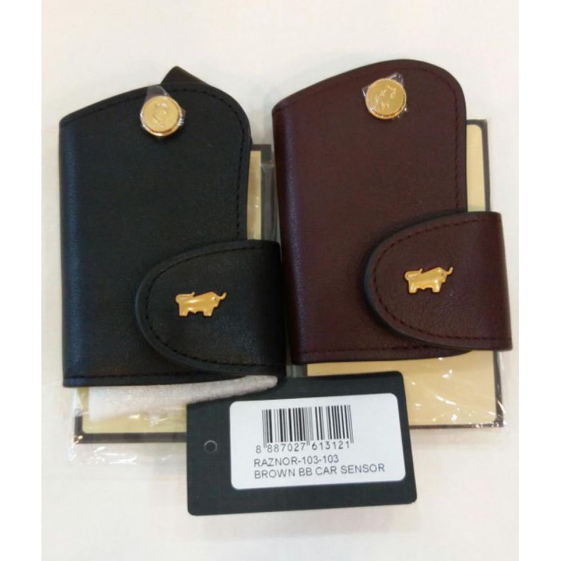 Dompet kunci braun buffel original tempat kunci mobil Raznor 103