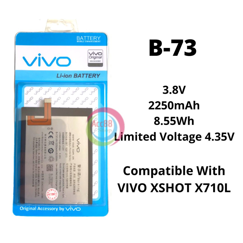 Batre Baterai Battery Original Vivo X5 X5L X5S B-73