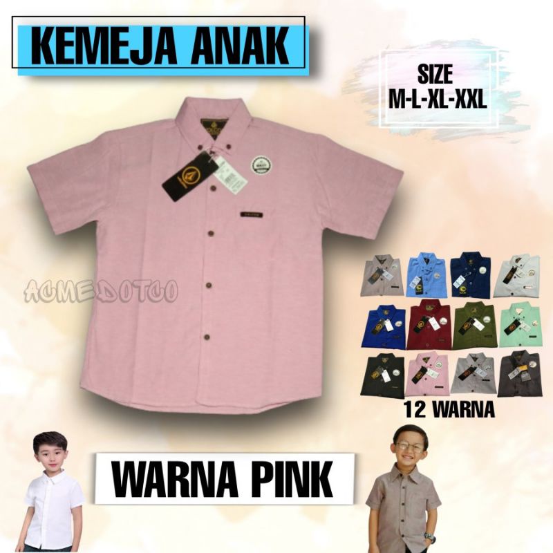 KEMEJA ANAK LAKI LAKI / BAJU ANAK /BAJU KEMEJA ANAK LAKI-LAKI / baju kemeja polos  murah