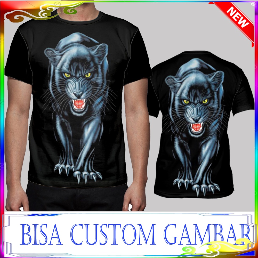 Jual Kaos Gambar Macan Kumbang Harimau Macan Tutul Tiger Kaos Pria/Kaos Wanita/Kaos Anak/Jaket Pria/