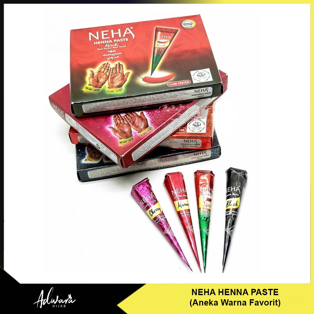 NEHA Henna Paste Aneka Warna Favorite