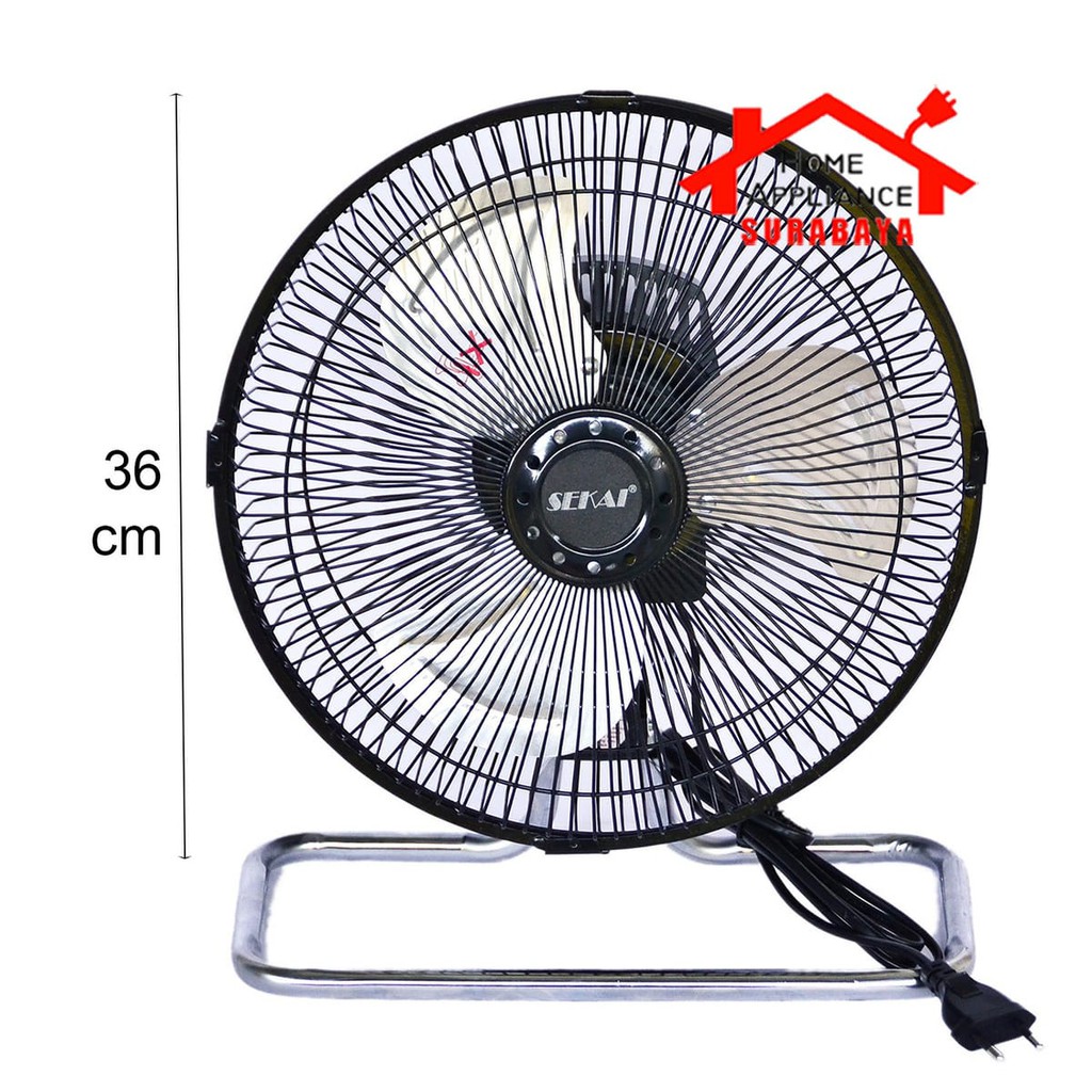 Kipas Angin Meja Dinding - Wall Desk Fan 2 IN 1 Besi 10 Inch Sekai HFN 1060