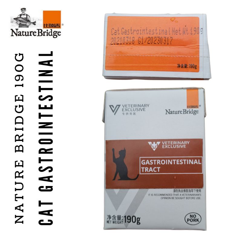 Petshop Bandung || Nature Bridge Cat Gastro Intestinal 190gr - Makanan Kucing Diare Pencernaan Sensi