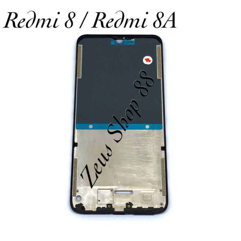 Kesing Casing Housing Fullset Plus Frame Tulang Tengah Tatakan Lcd Backdoor Xiaomi Redmi 8/8A Original