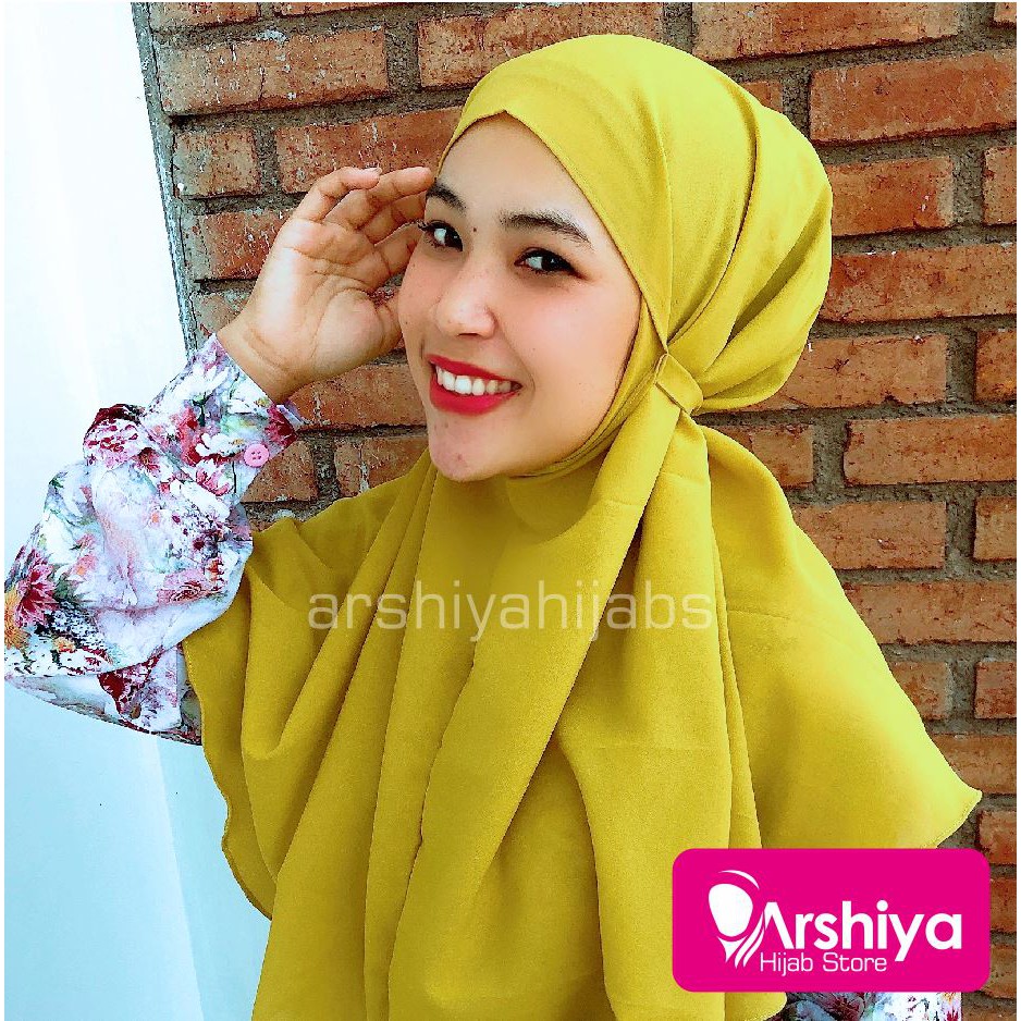  JILBAB  BERGO  MARYAM  HIJAB TALI INSTAN Shopee Indonesia