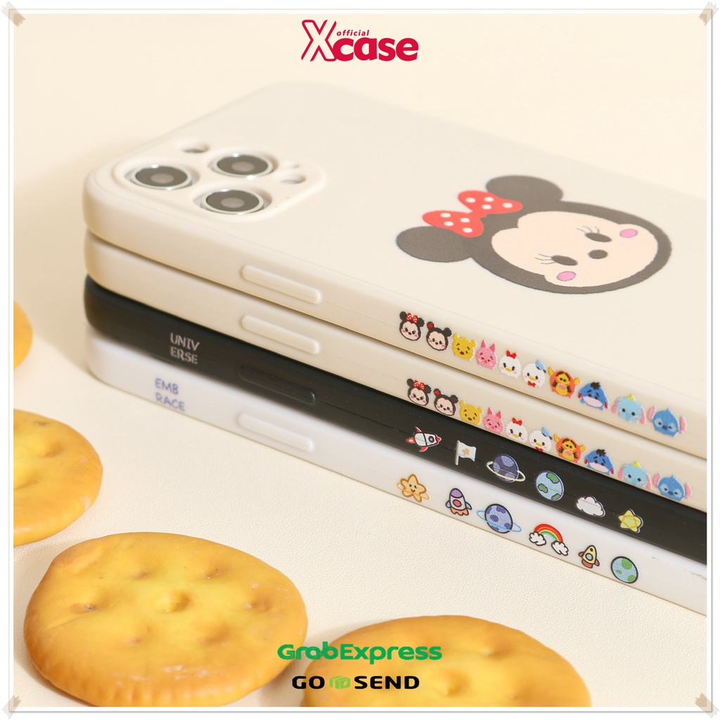 MICKEY&amp;MINNIE CUTE COUPLE CARTOON SOFT CASE LENS COVER FOR 12 11 XS XR 8 7 MINI PRO MAX PLUS