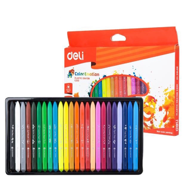 

PERLENGKAPAN PESTA & CRAFT PERALATAN MENGGAMBAR CRAYON DELI 24 PCS / CRAYON ANAK HR1982W