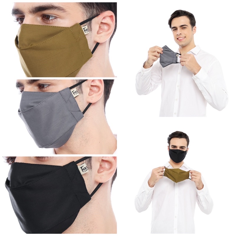 LUSINAN (Isi 12) Premium 3D Mask