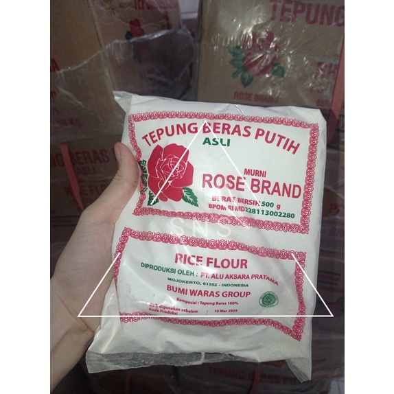 

Tepung Beras Rose Brand 500 gram (eceran)