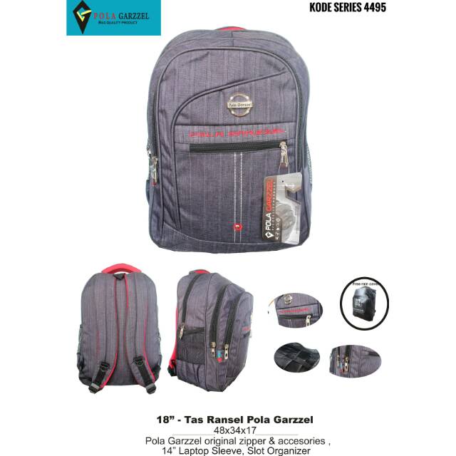 TAS RANSEL TERMURAH POLA GARZZEL 4495