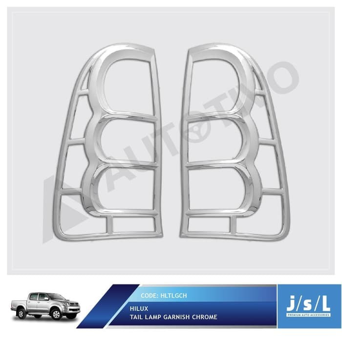 Garnish Lampu Belakang Hilux Tail Lamp Garnish Chrome