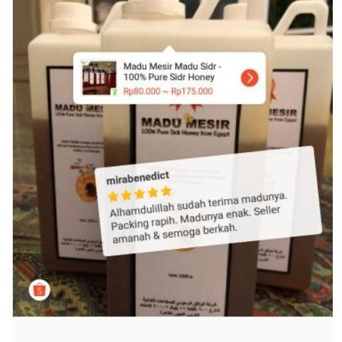 

Pasty ready Madu Mesir Madu Sidr - 100% Pure Sidr Honey C0de@f1a4 Kekini1an