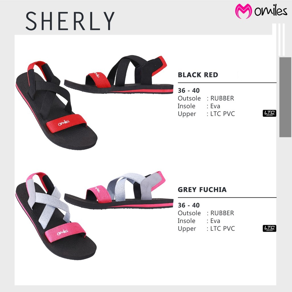 SANDAL OMILES Sandal Flat OMILES Sandal SHERLY