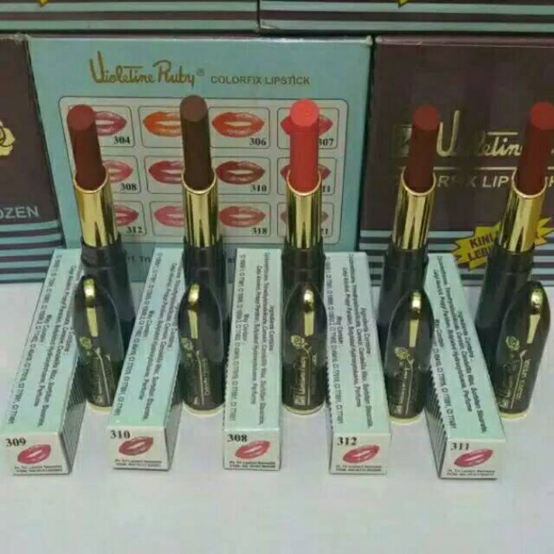 Lipstik Colourfix Violentine Ruby