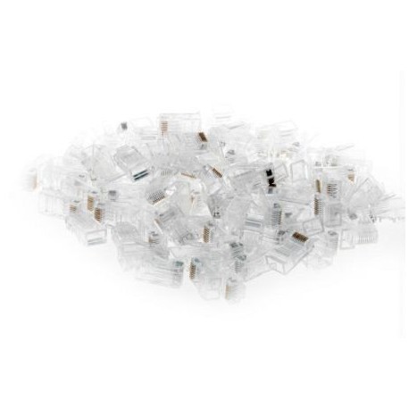 AMP | CONNECTOR RJ45 CAT 5 AMP CHINA 50 PCS (TRANSPARANT)