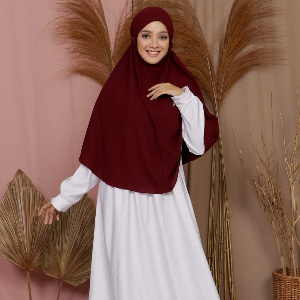 (BISA COD) BERGO INSTAN MARYAM BAHAN DIAMOND HIJAB JILBAB KERUDUNG MURAH-6