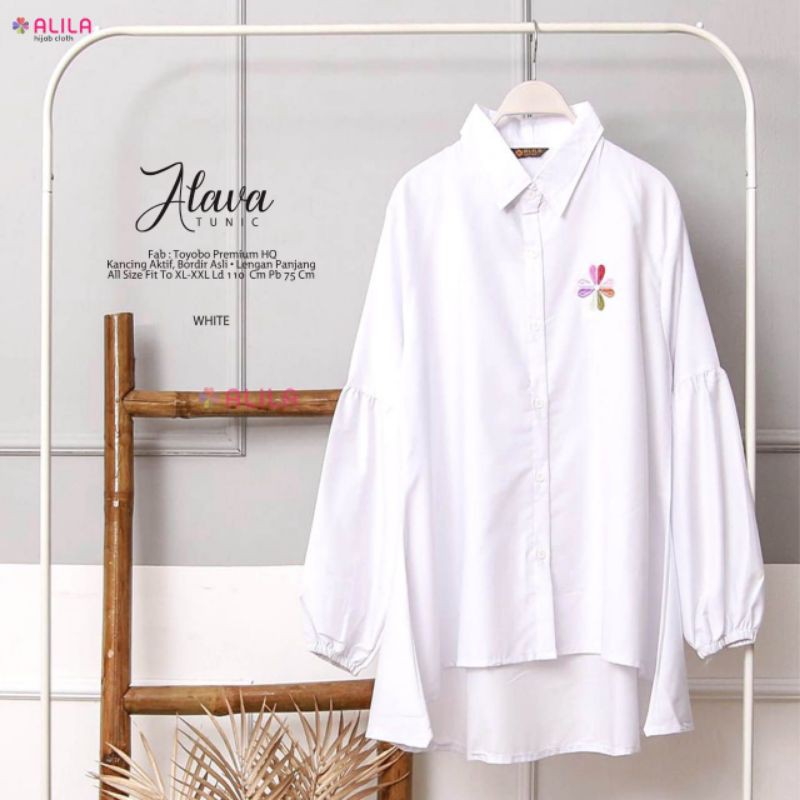 TUNIK ALAVA//BAHAN TOYOBO//