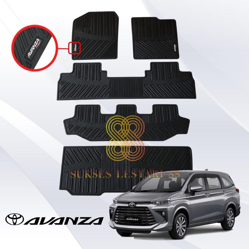 Karpet Mobil Toyota All New Avanza / Veloz Full Bagasi Premium