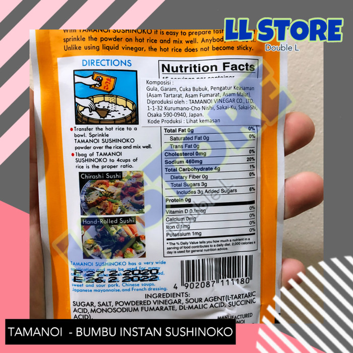 

Kualitas Terbaik - Tamanoi Sushinoko Powder | Bumbu Nasi Sushi Instan