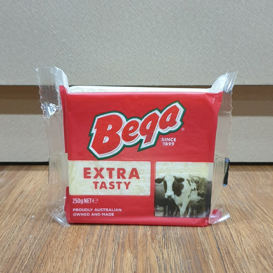 

Bega Keju Cheddar Extra Tasty Proudly Australian Owned And Made 250 Gr