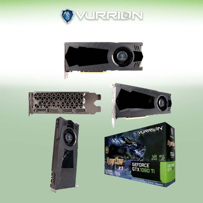 VGA AGS VURRION NVIDIA HYPERCLAW GTX 1080TI 11GB DDR5X 352 BIT REAL CAPACITY