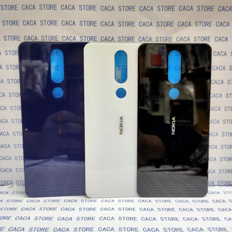 Tutup Belakang BackDoor BackCover Casing Nokia 6.1 Plus X6 ORIGINAL