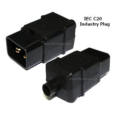 CONNECTOR C20 MALE 3 PIN