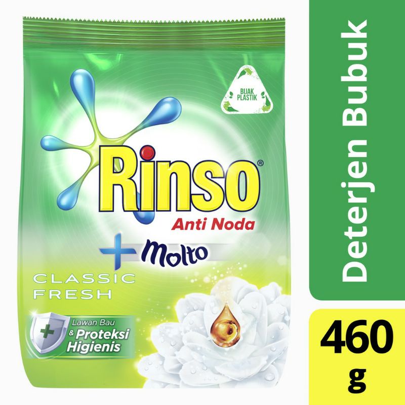Rinso Molto Detergen Bubuk Classic Fresh 240gr/460gr