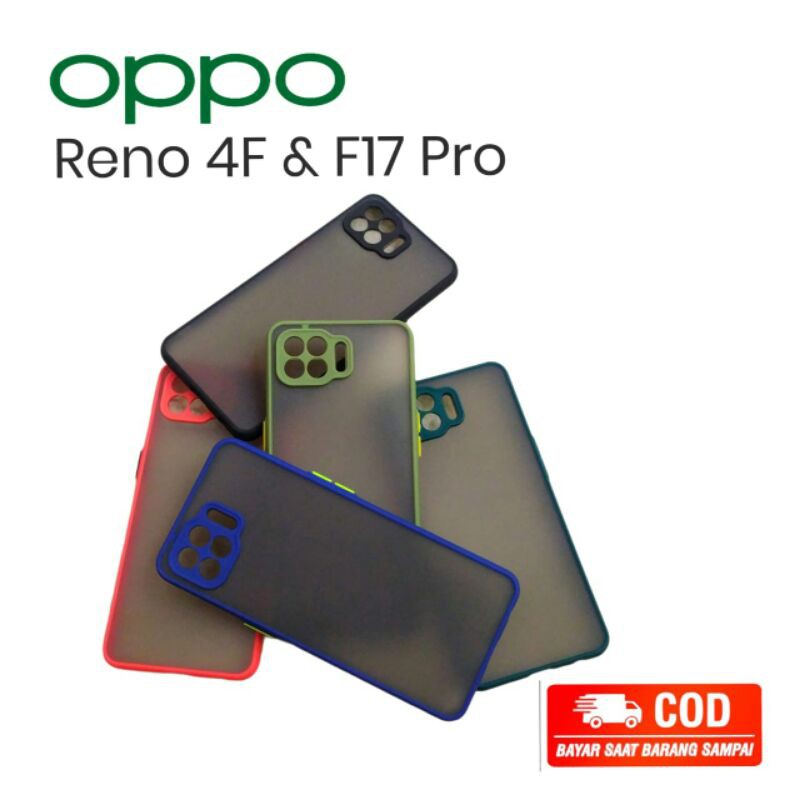 Casing Dove Fuze Matte Oppo Reno 4F &amp; Oppo F17 Pro &amp; Oppo A93 - Casing Pelindung Bump Kamera - Matte Candy / Bisa Bayar ditempat / COD / sweetacase.id / Kesing Terlaris untuk Oppo Reno / Kesing elegant / casing pria terbaru / 2021