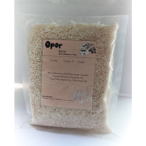 

BERAS PORANG SEHAT 100GR (SIRATAKI LOKAL)
