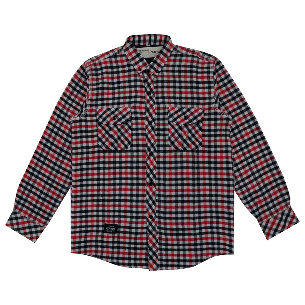 CRUSH EXP Kemeja Flanel KC00550 - RED