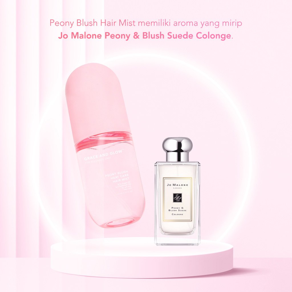 Grace and Glow Daisy Hair Mist Sweet Scent / Peony Blush Heat Care Hair Mist Silk / Black Opium Silky Hair Mist Soft and Silk hair Golden-8