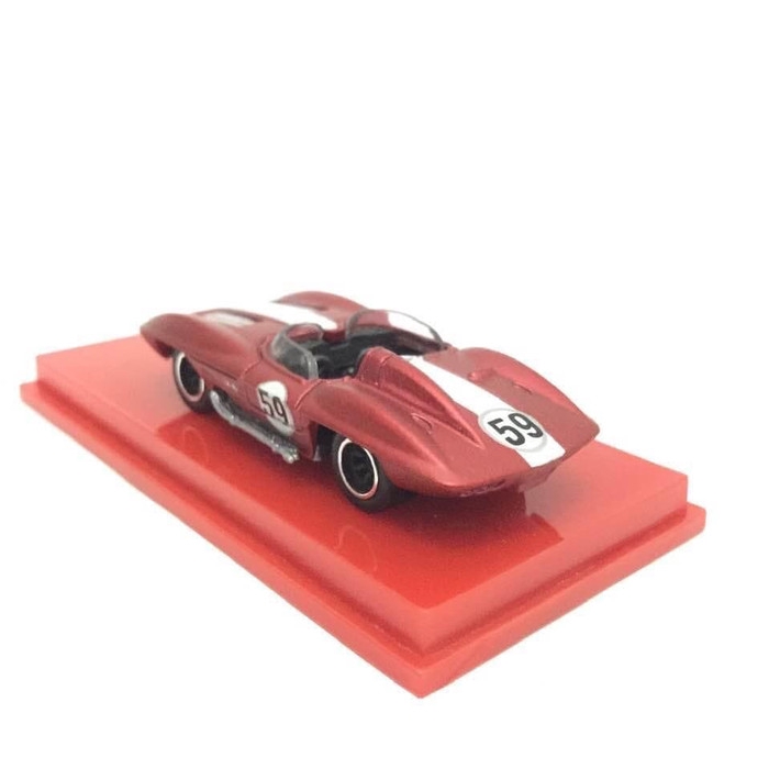 Hot Wheels Garage Ford vs GM Corvette Stingray - Base Besi Ban Karet