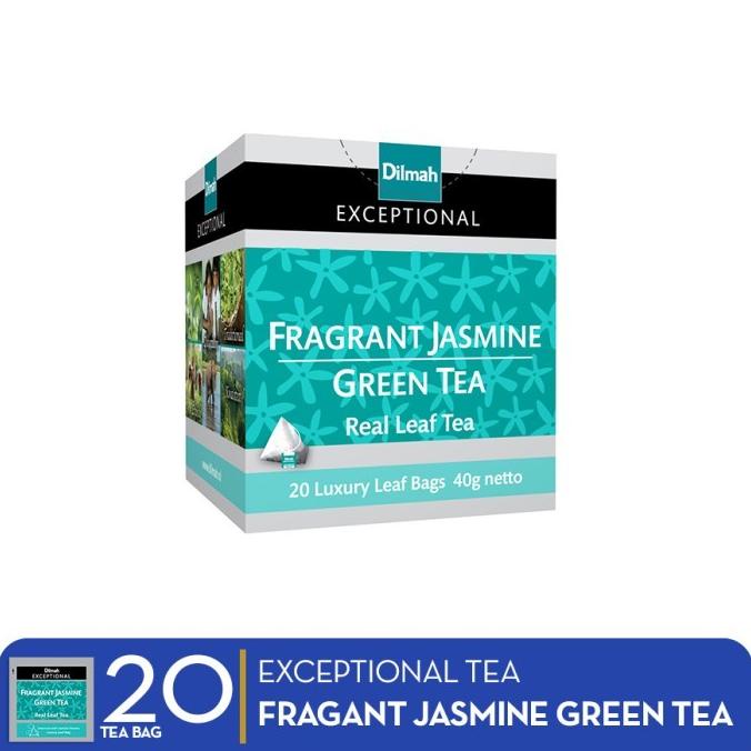 

[ COD ] Dilmah Exceptional Tea Fragrant Jasmine Greentea PRODUK TERBATAS Kode 684