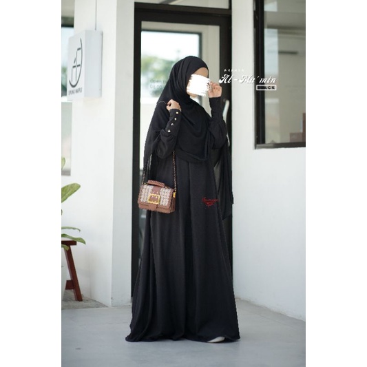 Abaya Al mu'min by Khumaira syari | Abaya Mu'minah Zipper