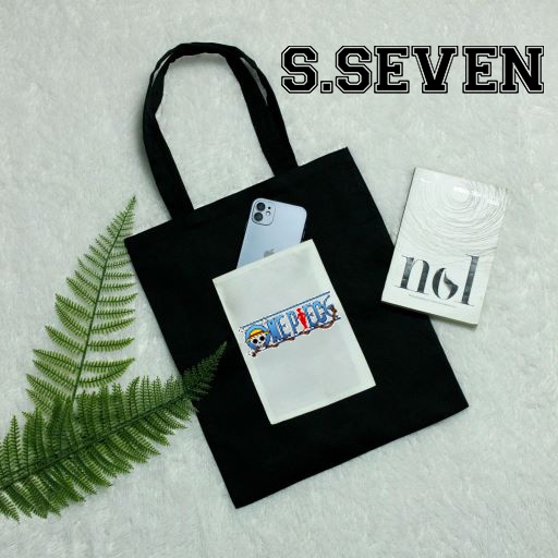 TOTE BAG KANVAS / TOTE BAG HITAM / TOTE BAG One piecess