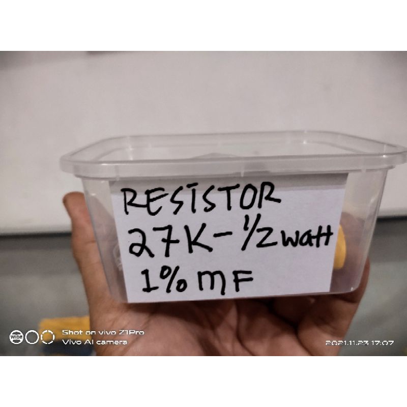 Resistor 27k 1/2watt metal film