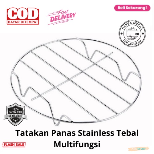 [BISA COD] PROMO Alas Kukus Anti Panas Stainless Tebal Tatakan Panas Tatakan Kukus Tatakan Panci Tatakan Kue Kukusan Wajan Kukus Makanan Multifungsi Termurah