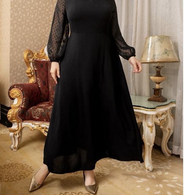 LANGSUNG ATC.. Nove Dress VERSI HIJAB/ Panjang (Petite Size to Plus Size)