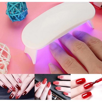 Portable Nail Dryer - Lampu Led Mini 6w Pengering Kutek