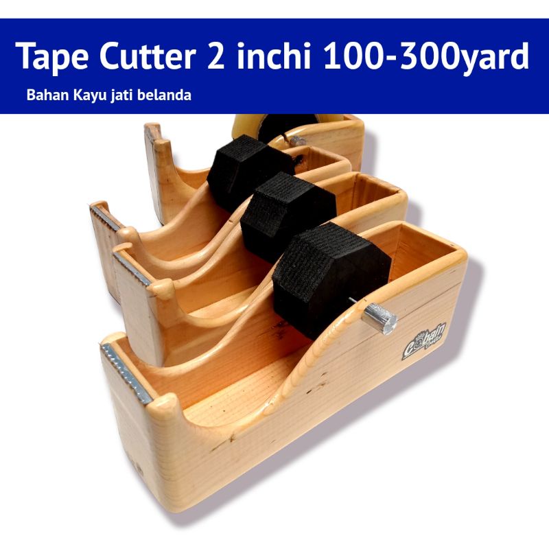 

Lakban 2inchi Tape cutter Solatip/ Alat potong lakban packing