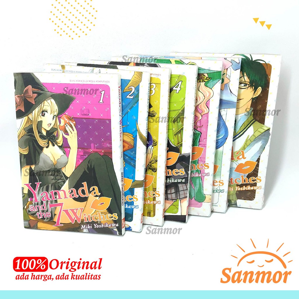 Komik Manga Jepang Yamada and the Seven Witches 1 set (vol 1-7)