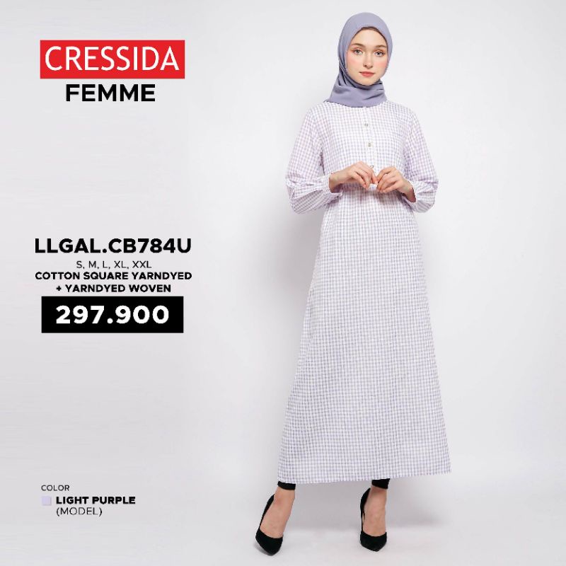 Cressida original Gamis wanita Cresida Baju muslim wanita Cressida LLGAL.CB784U FEMME