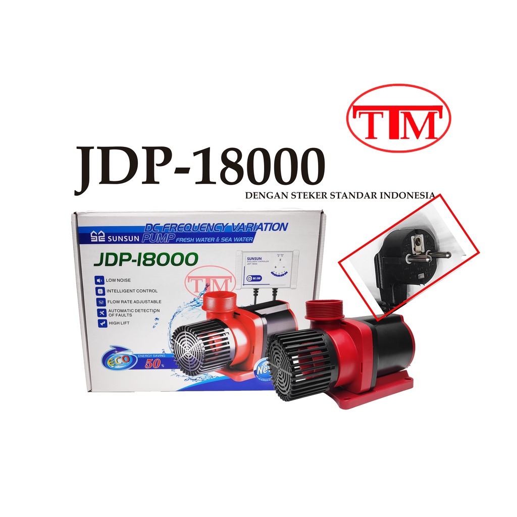 SUNSUN JDP 18000 WATER PUMP FREQUENCY VARIATION PUMP POMPA KOLAM IKAN